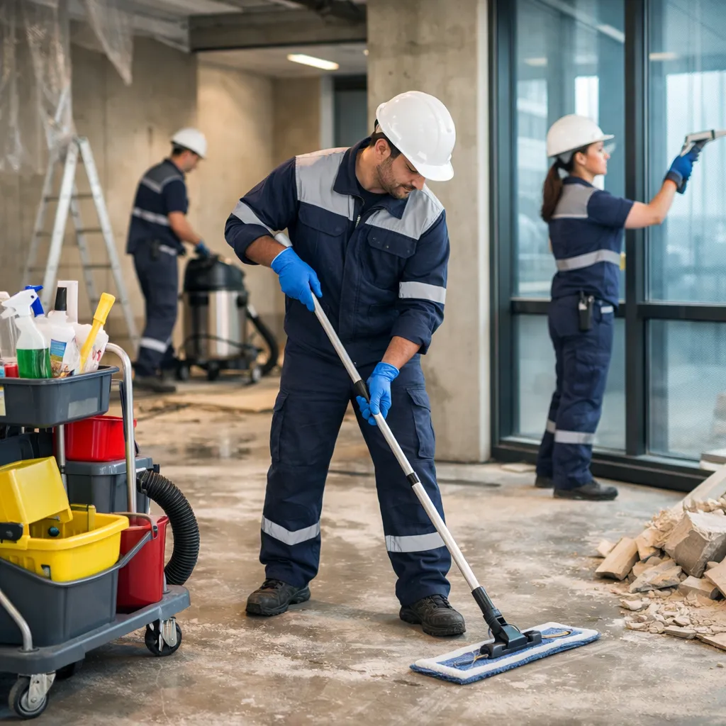 Nettoyage fin de chantier